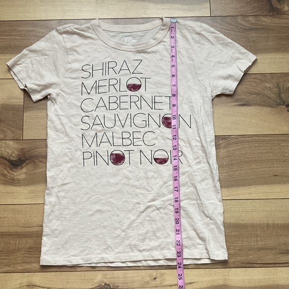 J Crew Red Wine Type Shirt. Size XS - Picture 4 of 8